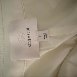 Cinq à Sept Cream Trousers